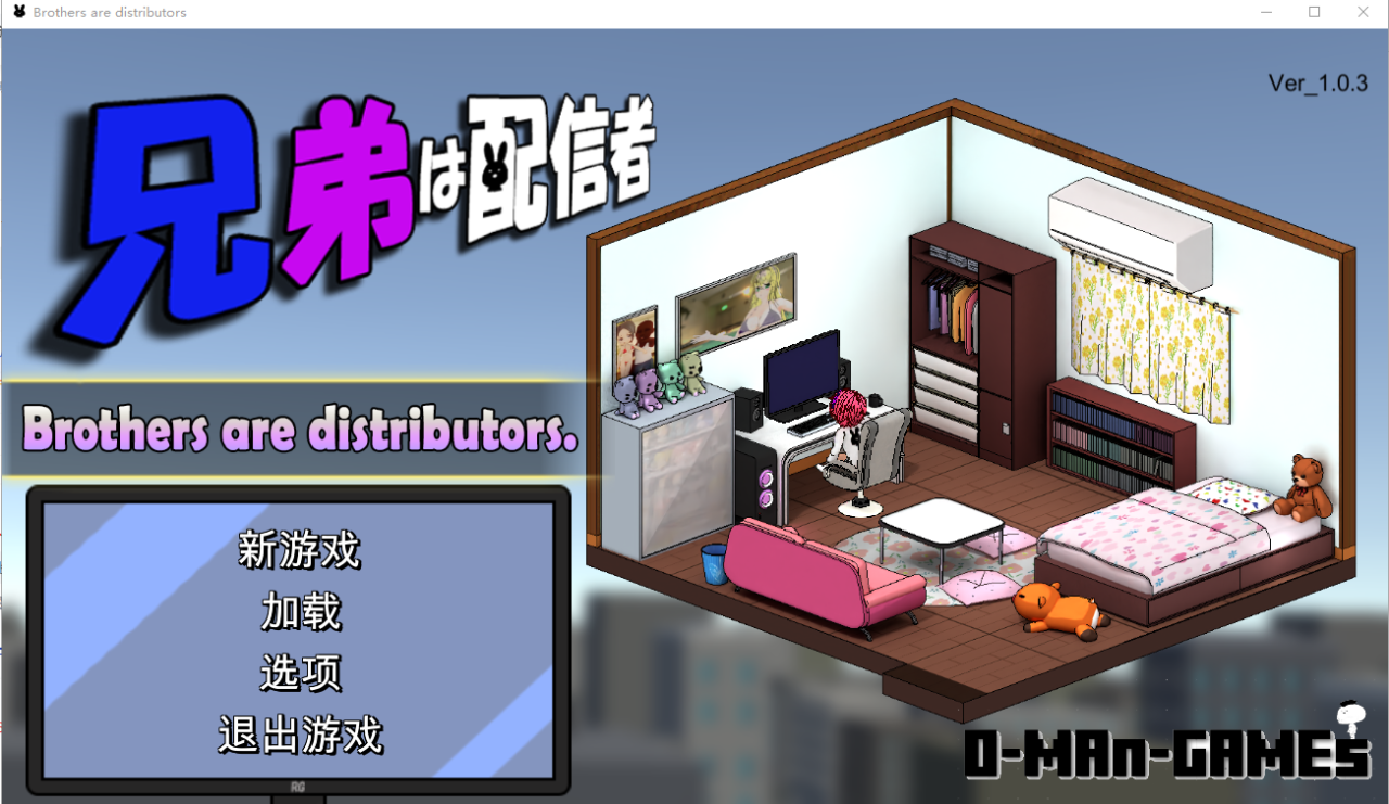 [SLG/中文/阿黑颜/寝取堕落] 主播兄弟NTR 二人は配信者~NTR!~ver1.03 官方中文版 [1.8G/百度]